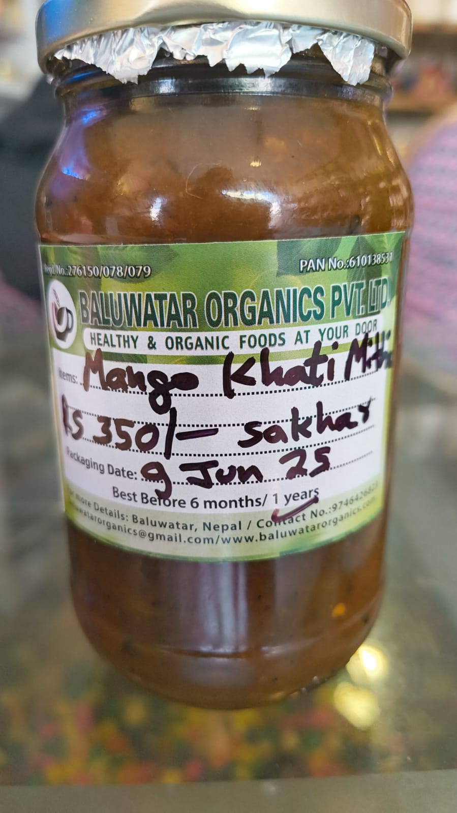 Mango Khatimithi Achar - 400 gm